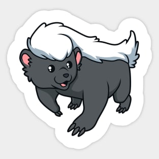 Kawaii honey badger Sticker